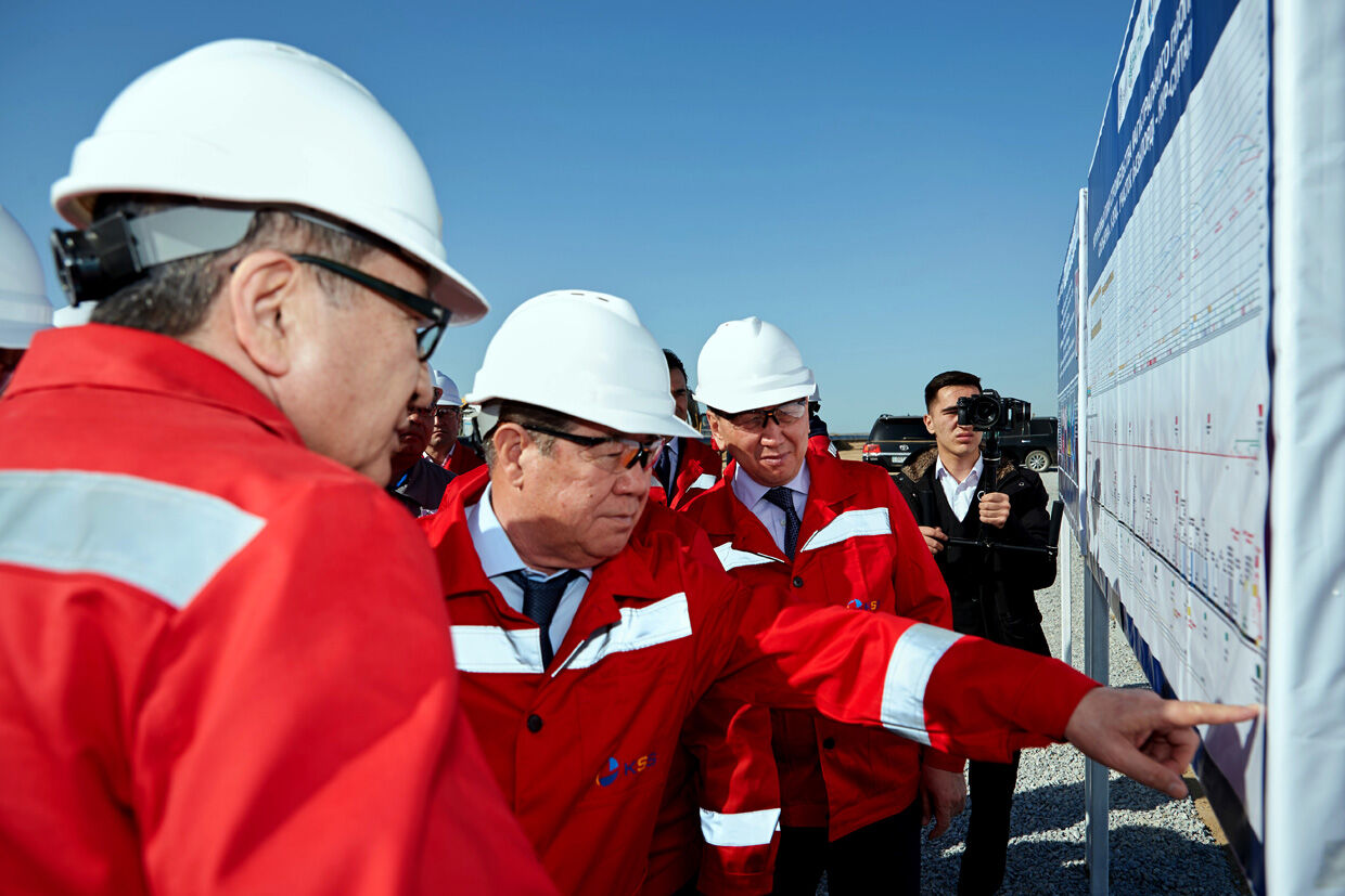 Есимов посетил строящийся газопровод «Сарыарка», призванный обеспечить газом Астану