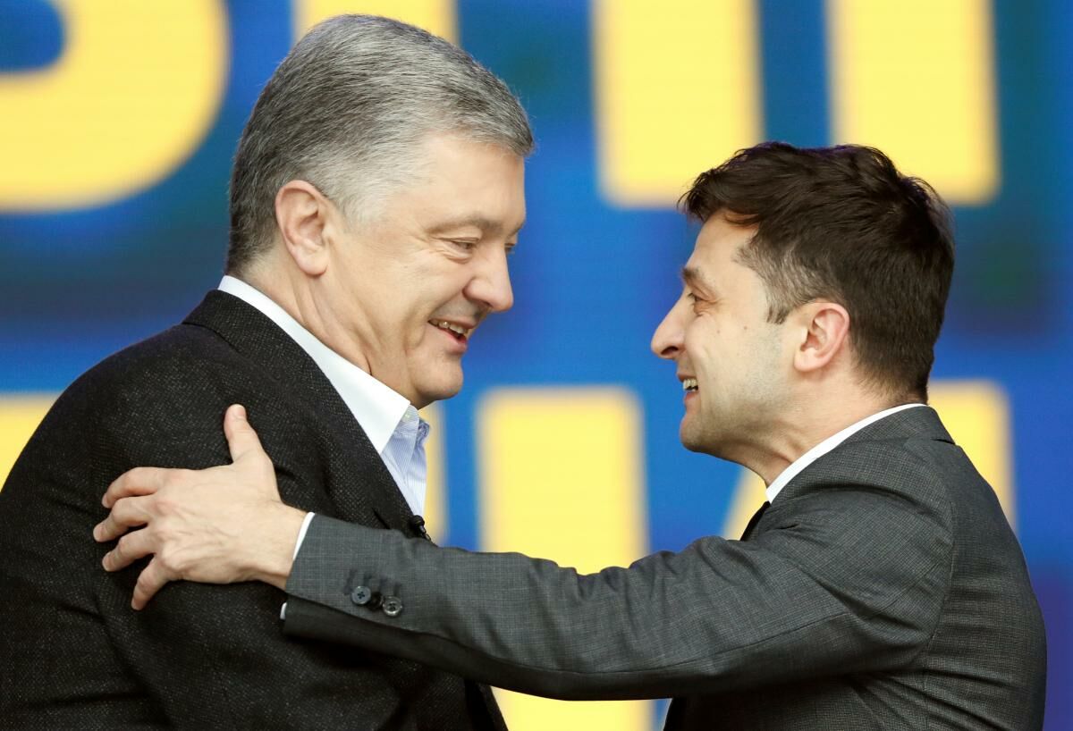 Порошенко поздравил Зеленского с победой на выборах президента Украины