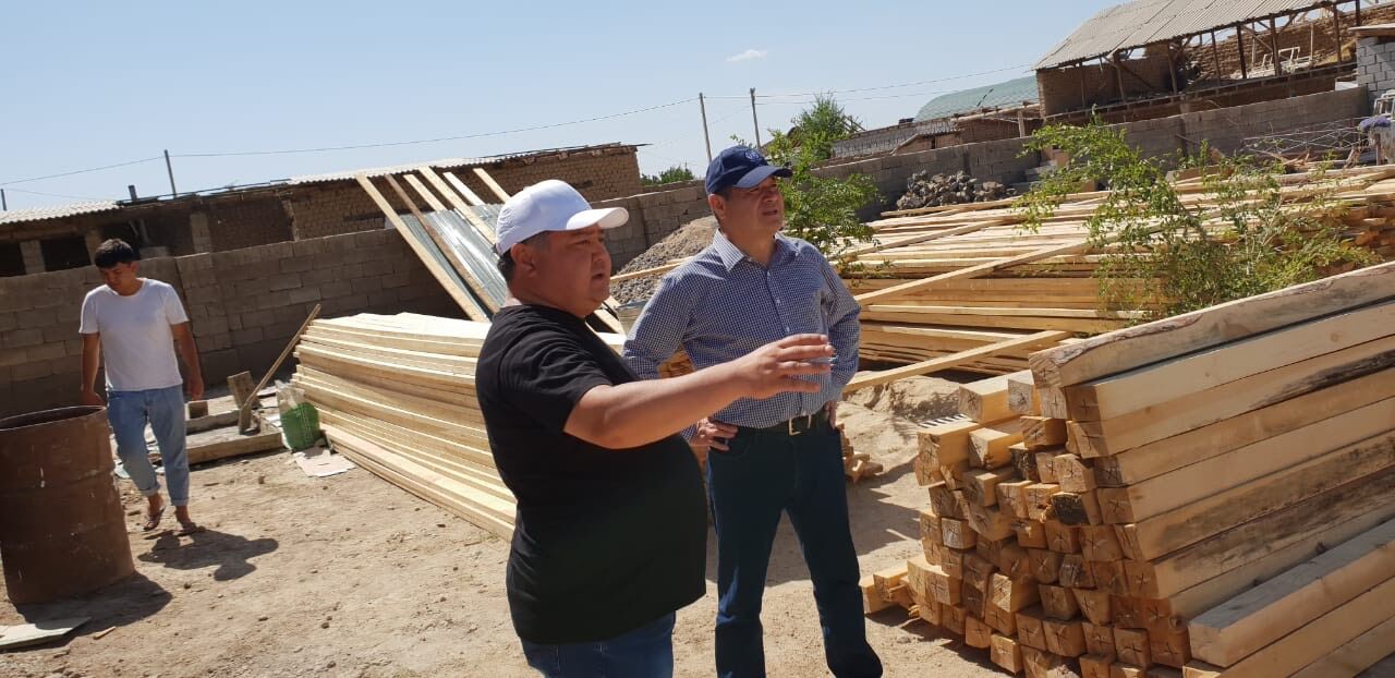 В 136 домах в Арыси проделаны восстановительные работы – Фото №1