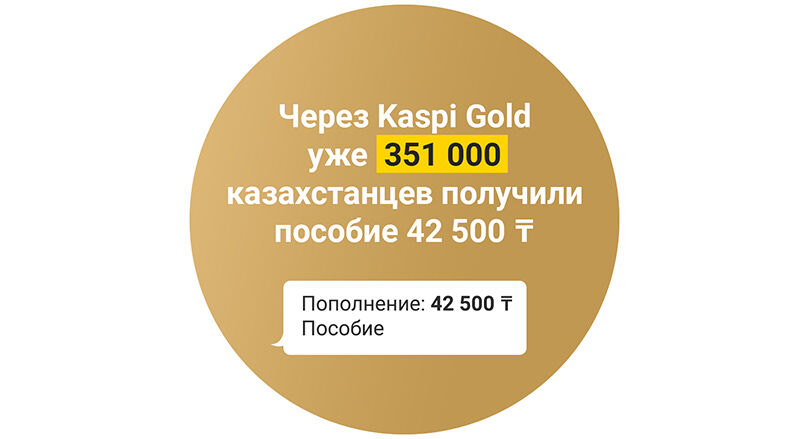 Kaspi gold фон