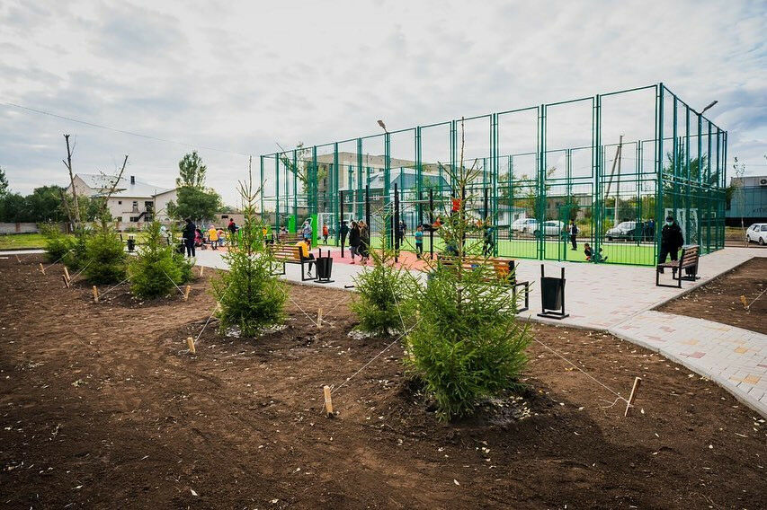 На месте болот и пустырей благоустраивают парки и большие дворы в Нур-Султане – Фото №2