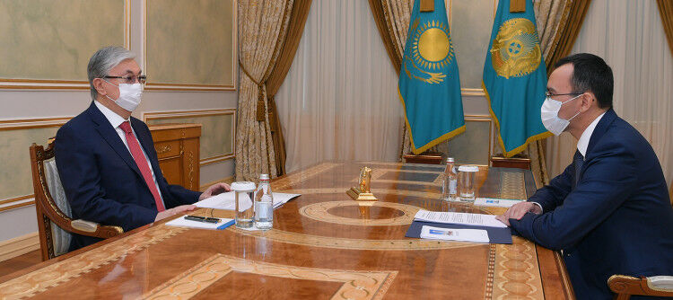 Президент принял Председателя Сената Парламента Маулена Ашимбаева