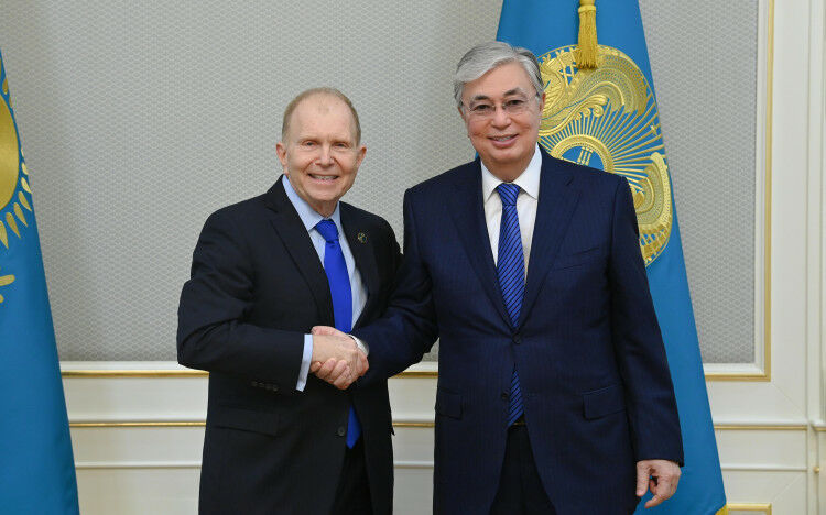 Президент Касым-Жомарт Токаев принял посла США в Казахстане Уильяма Мозера