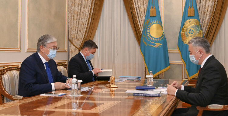 Президент Касым-Жомарт Токаев принял председателя Агентства по защите и развитию конкуренции Серика Жумангарина