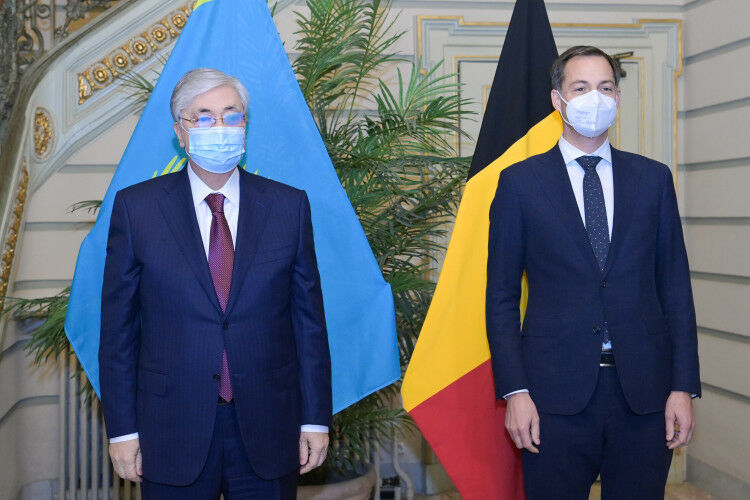 Президент Казахстана провел переговоры с Премьер-министром Бельгии