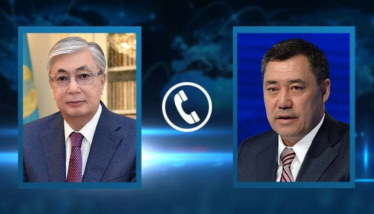 Состоялся телефонный разговор Главы государства Касым-Жомарта Токаева с Президентом Кыргызстана Садыром Жапаровым
