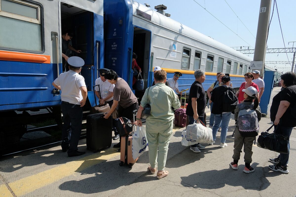 В направлении лета