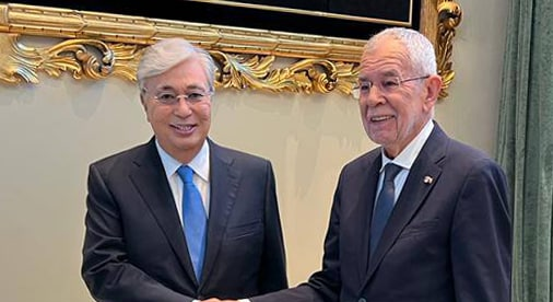 Токаев провел переговоры с президентом Австрии