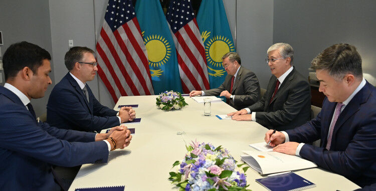 Токаев провел серию встреч с руководителями крупных американских компаний