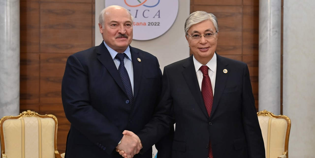 Лукашенко дал оценку работе Токаева по развитию СВМДА