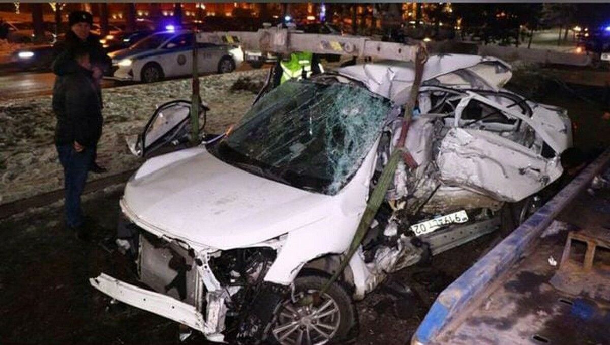 Авария на ровном месте