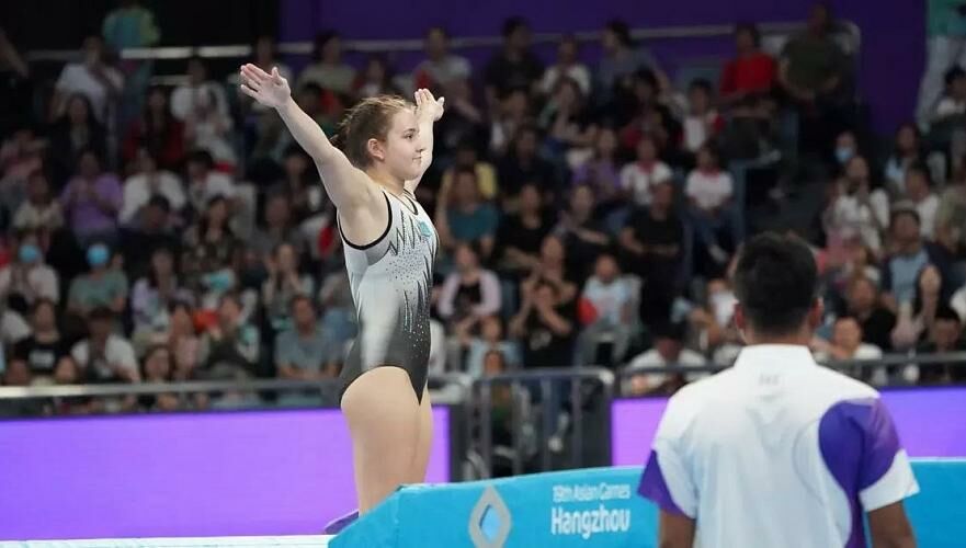 Казахстанская гимнастка Виктория Бутолина выиграла «бронзу» Азиады в Китае