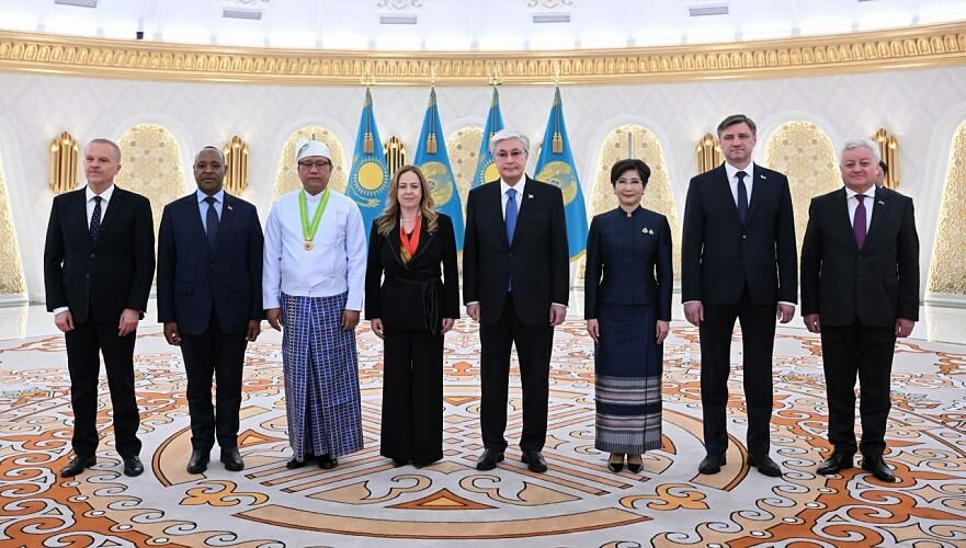 Токаев принял верительные грамоты от послов семи стран