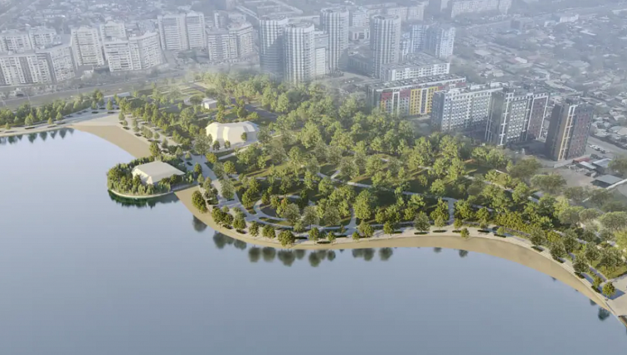 Досаев поручил завершить благоустройство Сайрана до конца мая