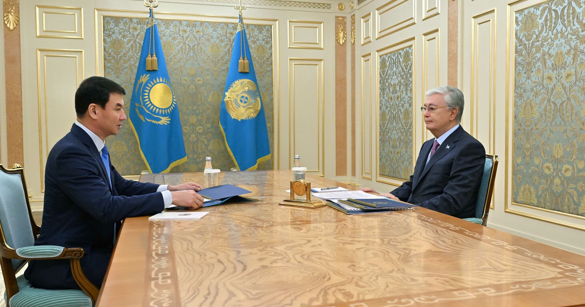 Глава государства принял вновь назначенного акима города Алматы Дархана Сатыбалды