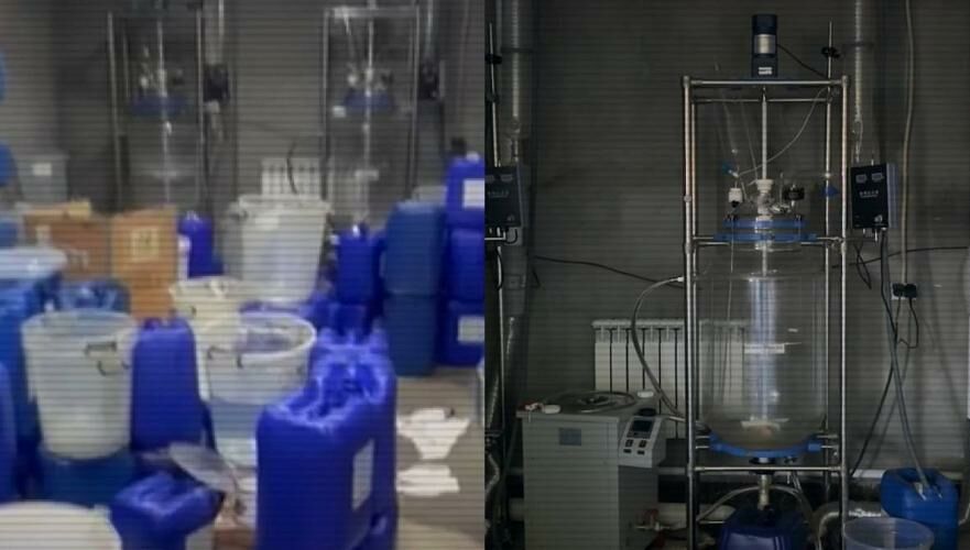 Нарколабораторию со 100 кг «синтетики» ликвидировали в Алматинской области