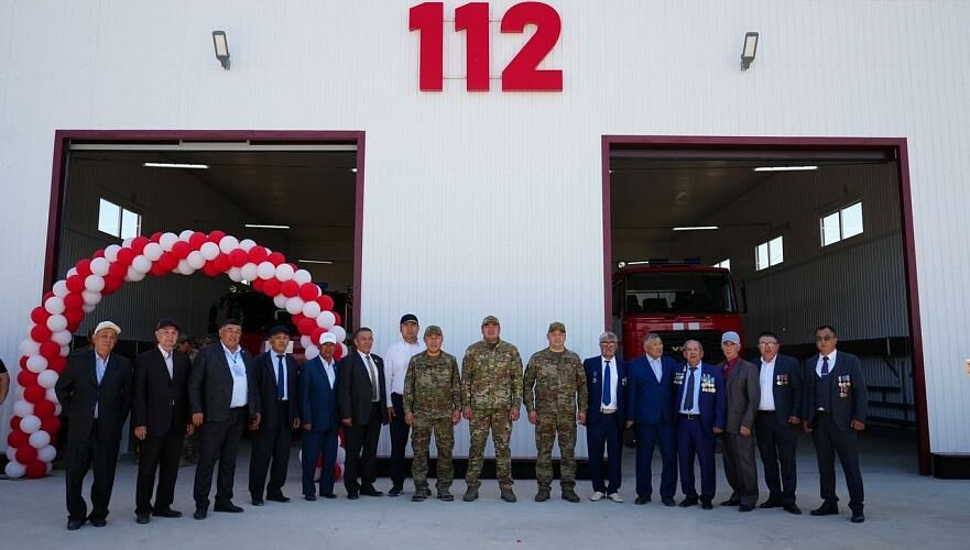 Еще одно новое пожарное депо открылось в селе Атырауской области