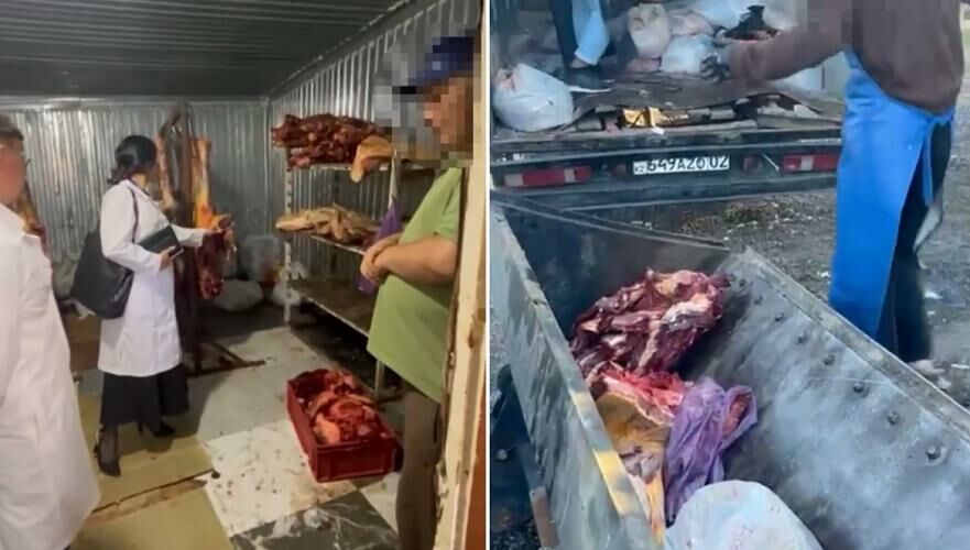 В подпольном мясном цехе в Астане изъяли 600 кг продукции