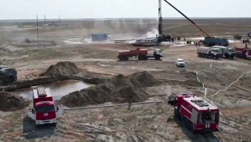 Аварию на газовой скважине устранили в Мангистауской области