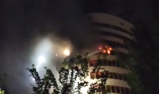 Крупный пожар произошел в ЖК «Семь Бочек» в Астане