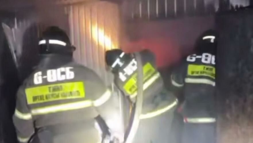 Пожар повышенного ранга произошел на центральном рынке Усть-Каменогорска