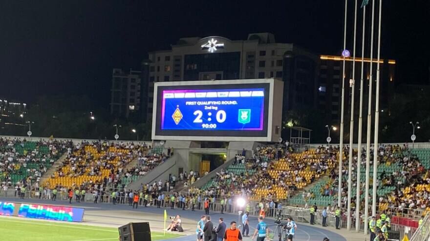 "Кайрат" победил "Олимпию" и вышел во второй раунд отбора Лиги чемпионов