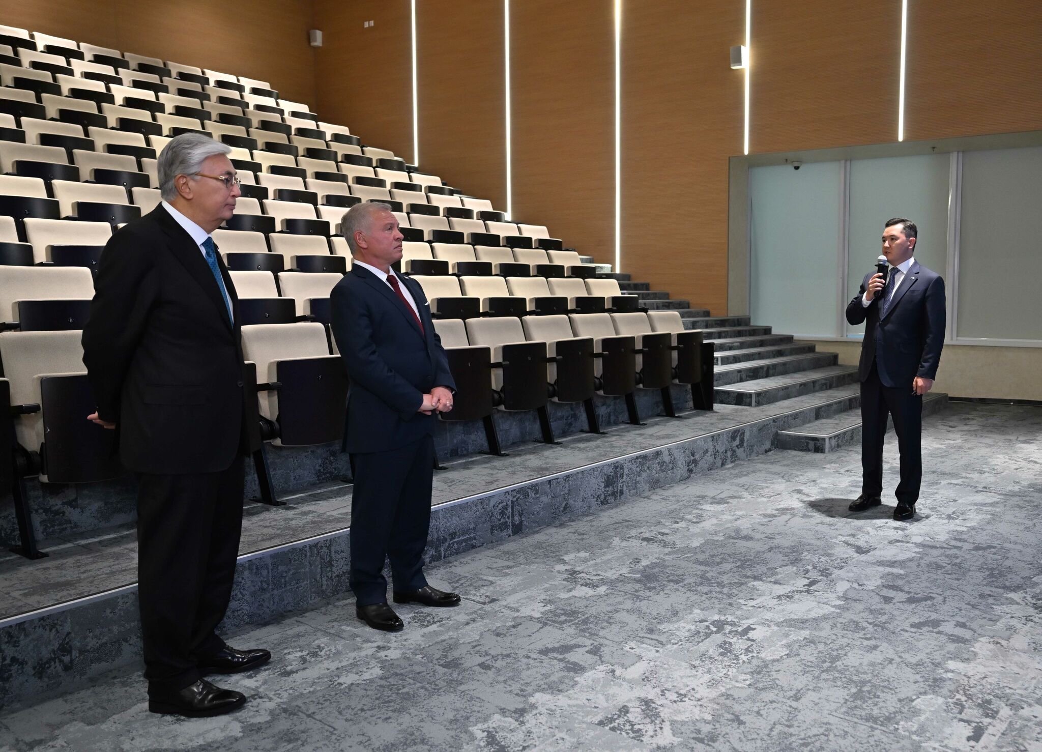 Президент Казахстана и Король Иордании посетили Международный финансовый центр «Астана»