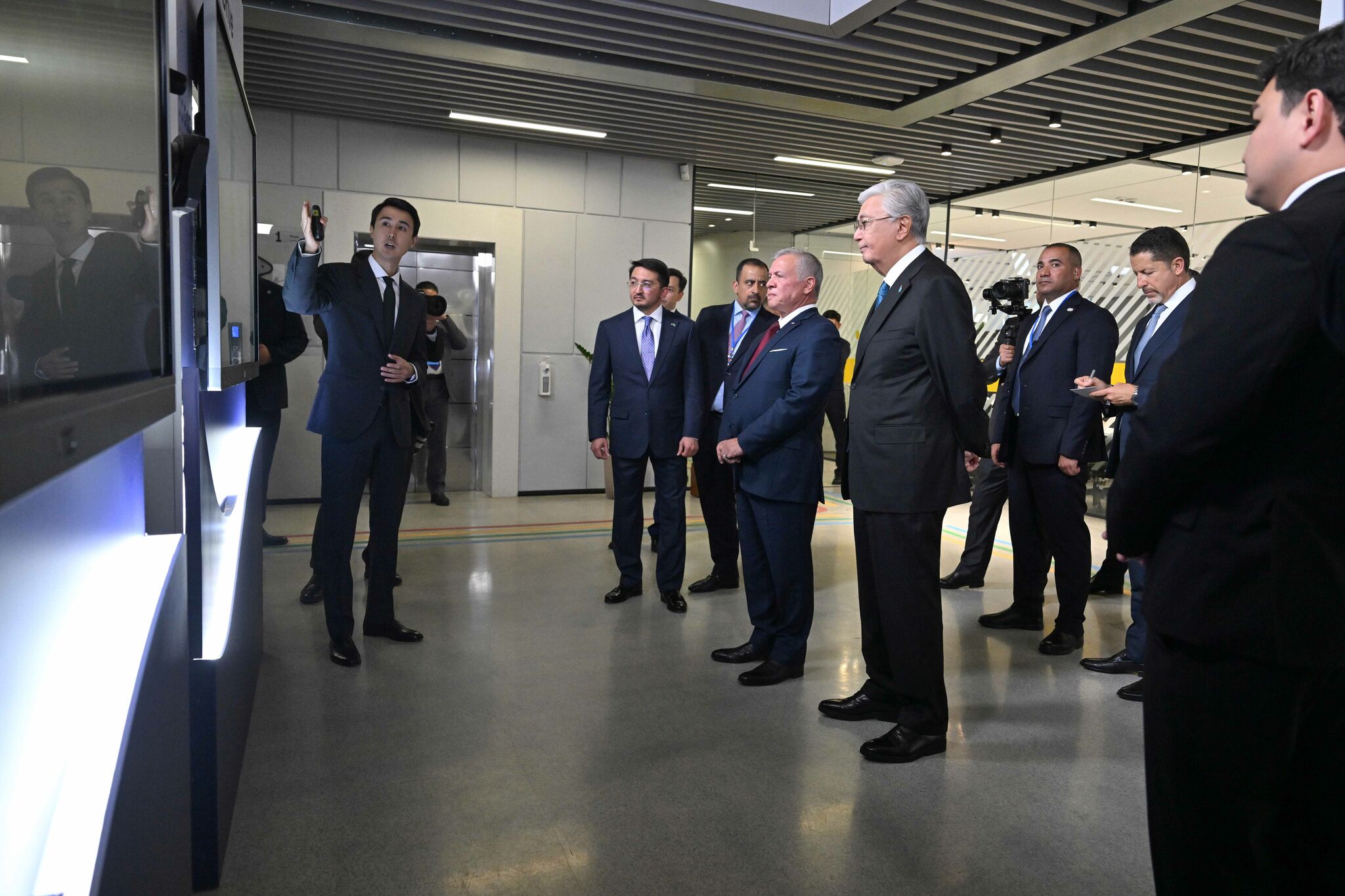 Президент Казахстана и Король Иордании посетили Astana Hub