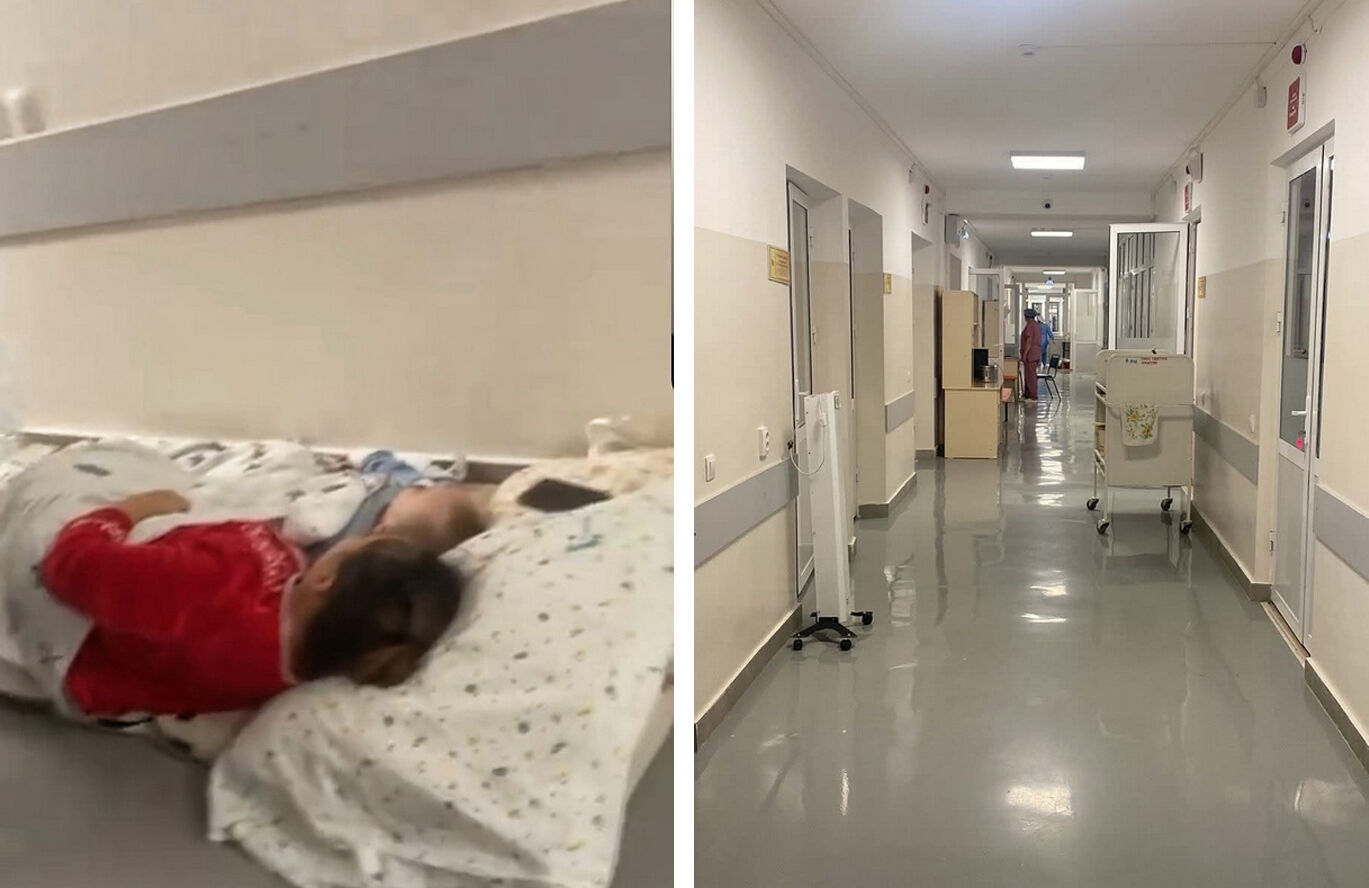 Пусть на полу. Но главное - в больнице?