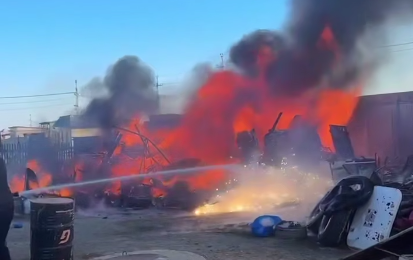 Крупный пожар в частном доме произошел в Улытау