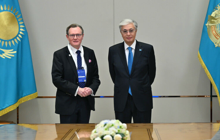 Касым-Жомарт Токаев принял президента и вице-канцлера Queen’s University Belfast Иана Грира