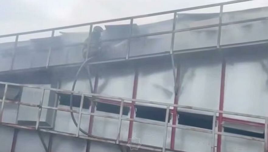 Семена подсолнечника загорелись на территории предприятия в ВКО