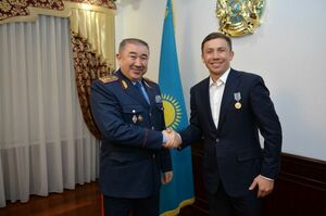 Головкин награжден медалью МВД