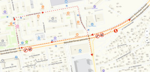 Схема движения изменилась на одной из крупнейших улиц Нур-Султана