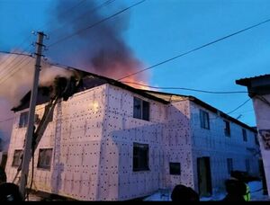 В Нур-Султане горело двухэтажное общежитие