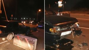 Водитель снес бетонное ограждение в попытке прорваться через блокпост в Уральске