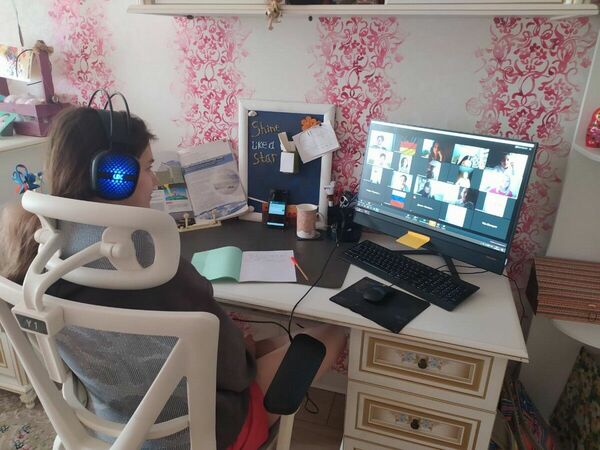 Первый раз  в дистанционный класс