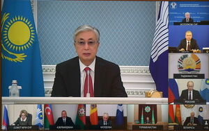 Касым-Жомарт Токаев принял участие в заседании Совета глав государств СНГ