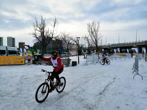 Ударили триатлоном по морозу