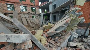 Строящаяся элитная новостройка рухнула в Павлодаре