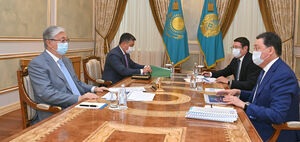 Президент принял Премьер-министра и председателя правления АО «Самрук-Қазына»