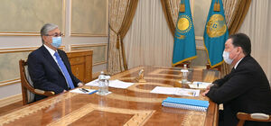 Мамин отчитался перед Токаевым
