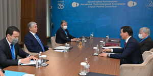 Президент Казахстана принял Главу Республики Калмыкия Бату Хасикова