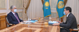 Президент Касым-Жомарт Токаев принял акима города Алматы Ерболата Досаева