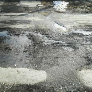 Дороги исчезают по весне