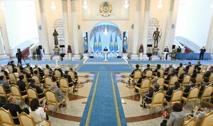 Президент в канун празднования Наурыза принял участие в церемонии вручения государственных наград