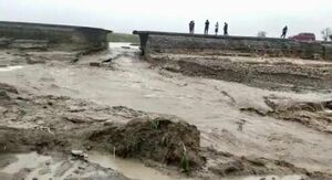 Участок трассы Алматы-Оскемен размыло из-за обильных осадков
