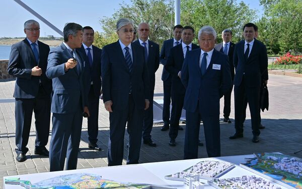 Касым-Жомарт Токаев прибыл в Жезказган