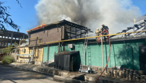 Крупный пожар в кафе в Алматы ликвидирован