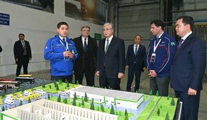 Касым-Жомарт Токаев посетил завод QazTehna